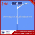 Steel galvanized battery box solar street light pole